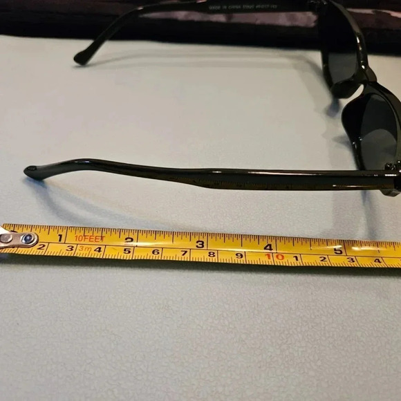 AJ Morgan | Retro Pinup Total Black Slim Cat Eye Sunglasses - NWOT - Picture 4 of 14